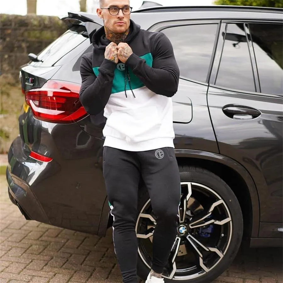 Men's Fitness Hooded Tracksuit