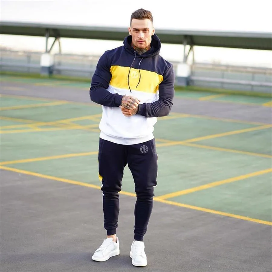Men's Fitness Hooded Tracksuit