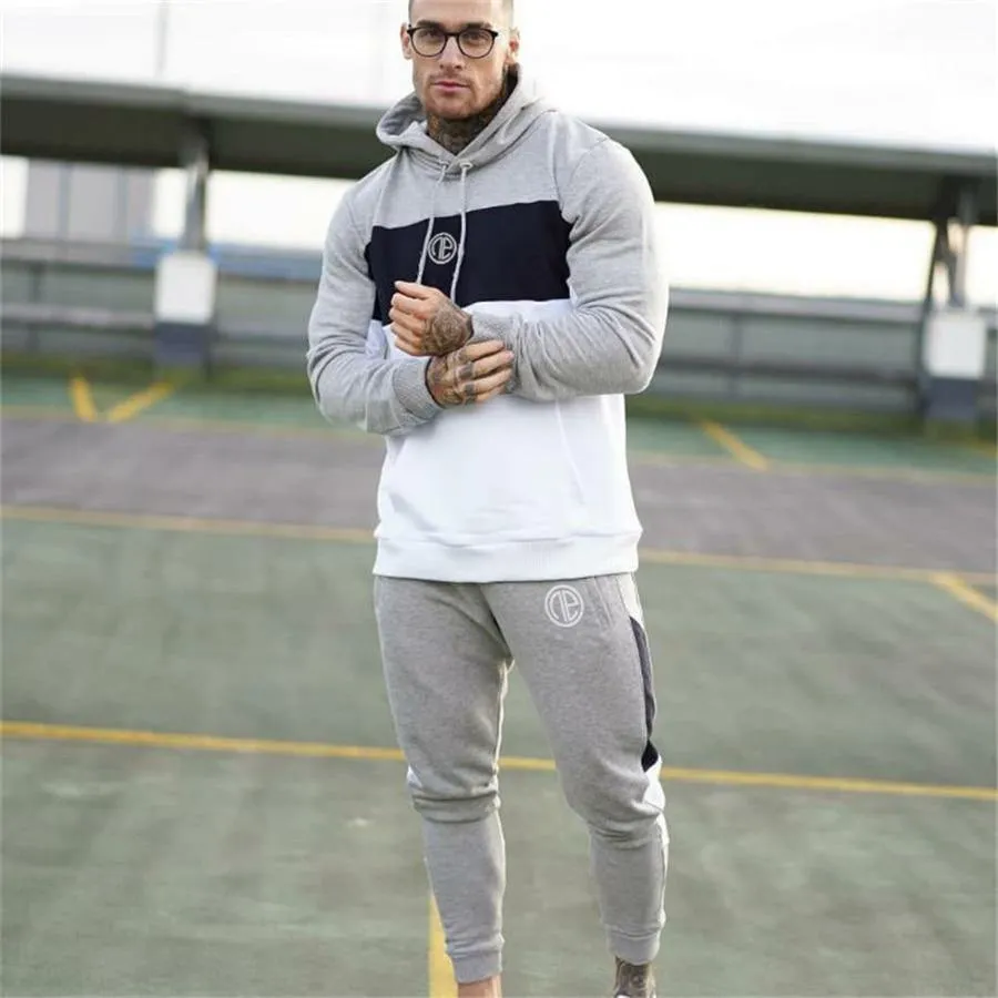 Men's Fitness Hooded Tracksuit