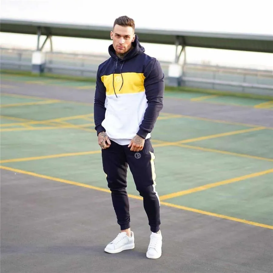 Men's Fitness Hooded Tracksuit
