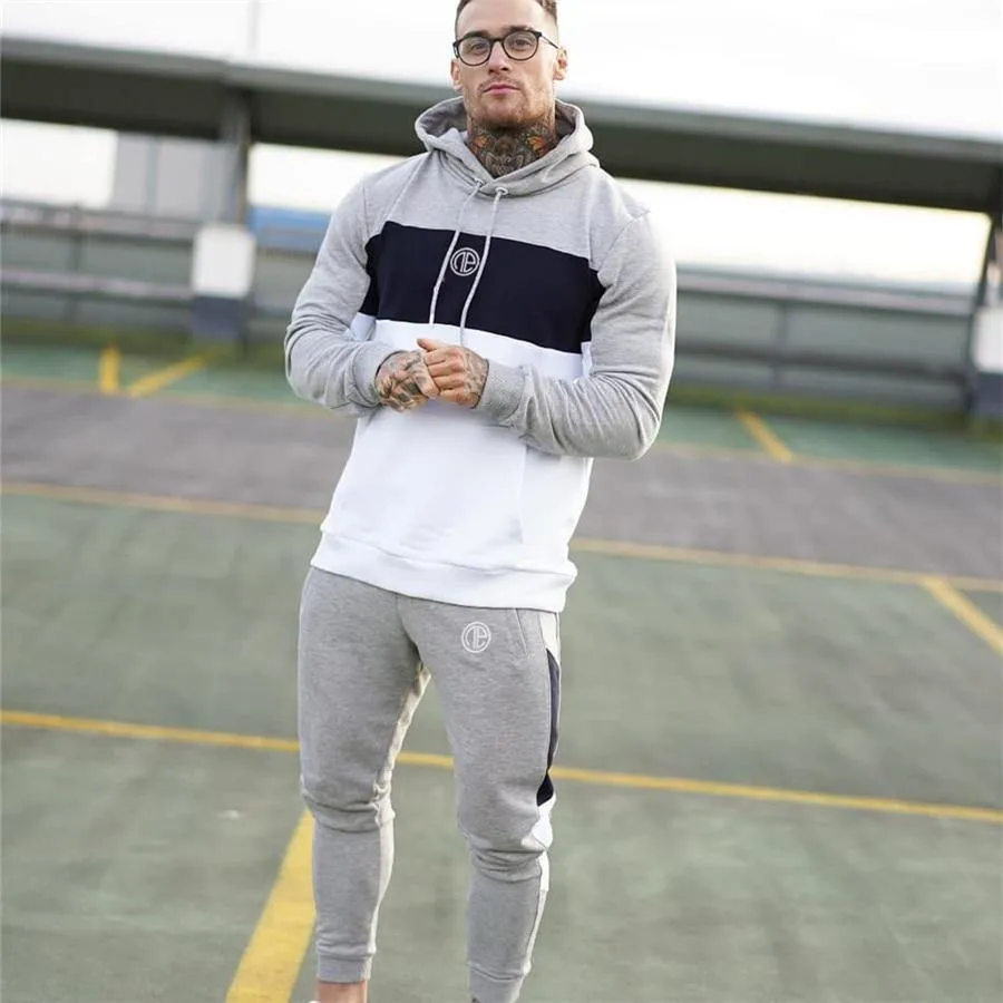 Men's Fitness Hooded Tracksuit
