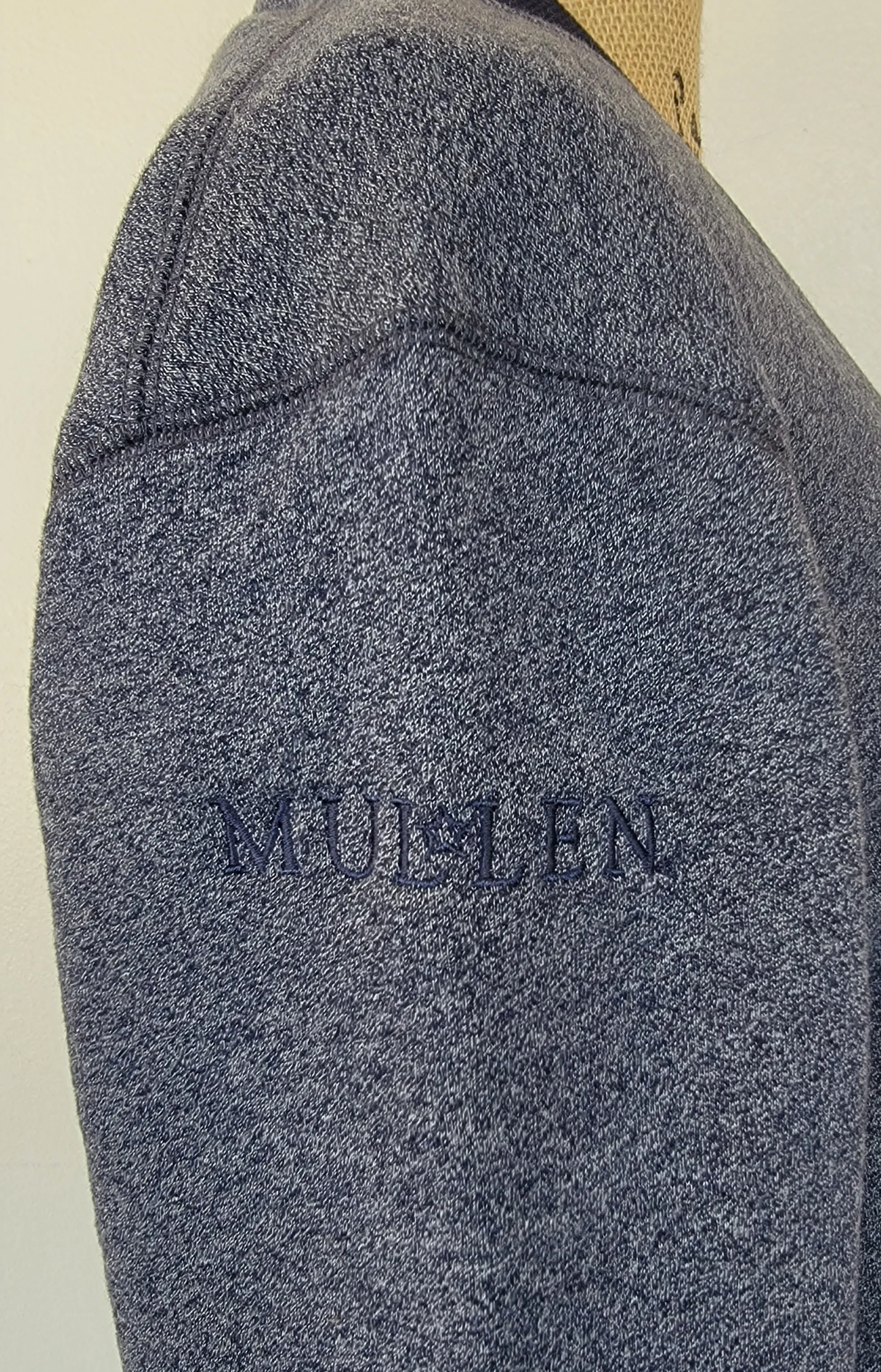 Men's Full Zip Baseball Jacket Navy/Navy Twist