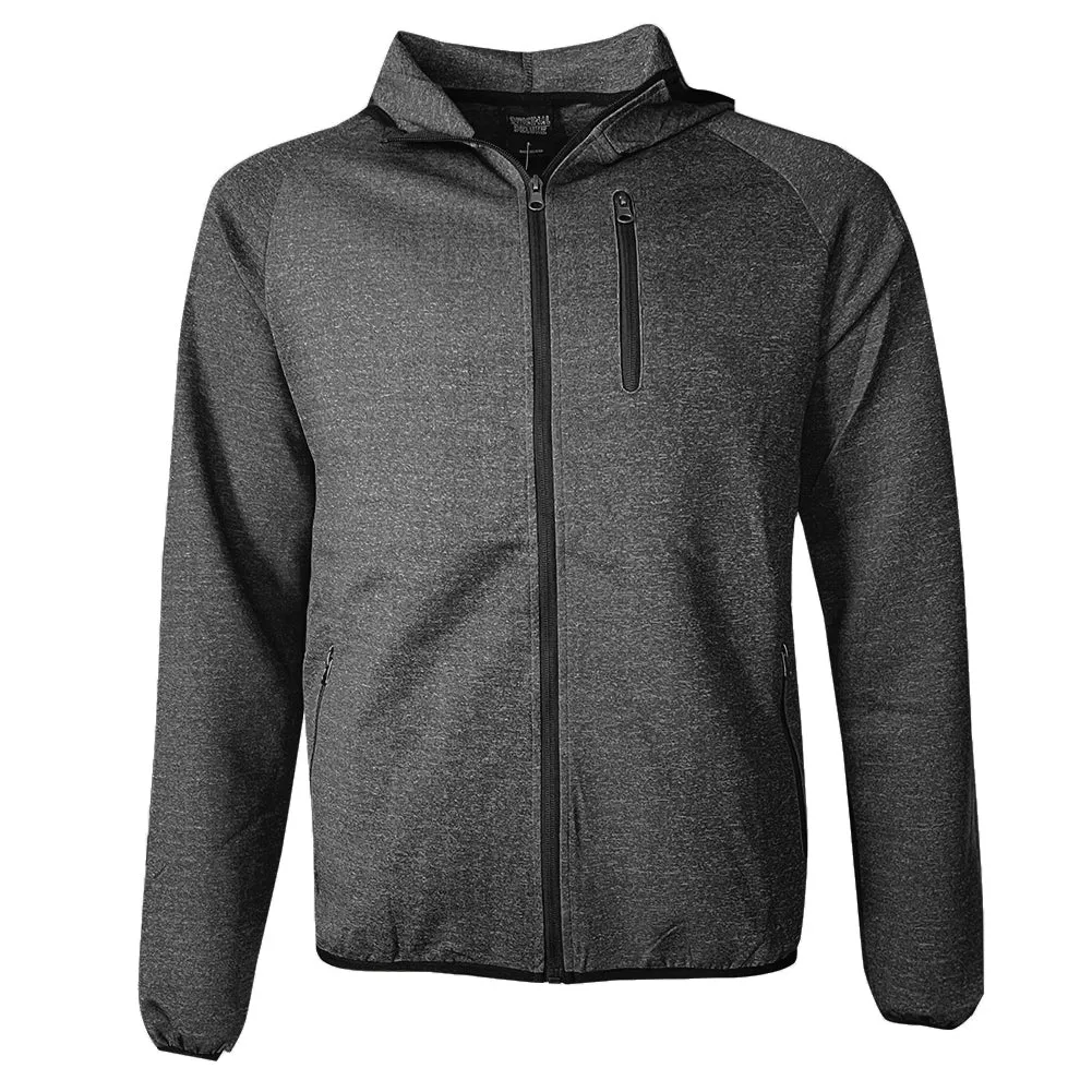 Men's Jogger Set Athletic Sports Tracksuit Full Zip Hoodie Jacket and Pants