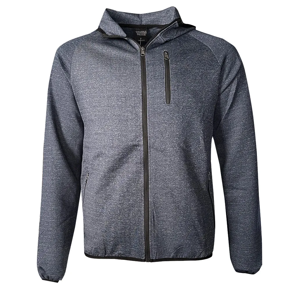 Men's Jogger Set Athletic Sports Tracksuit Full Zip Hoodie Jacket and Pants