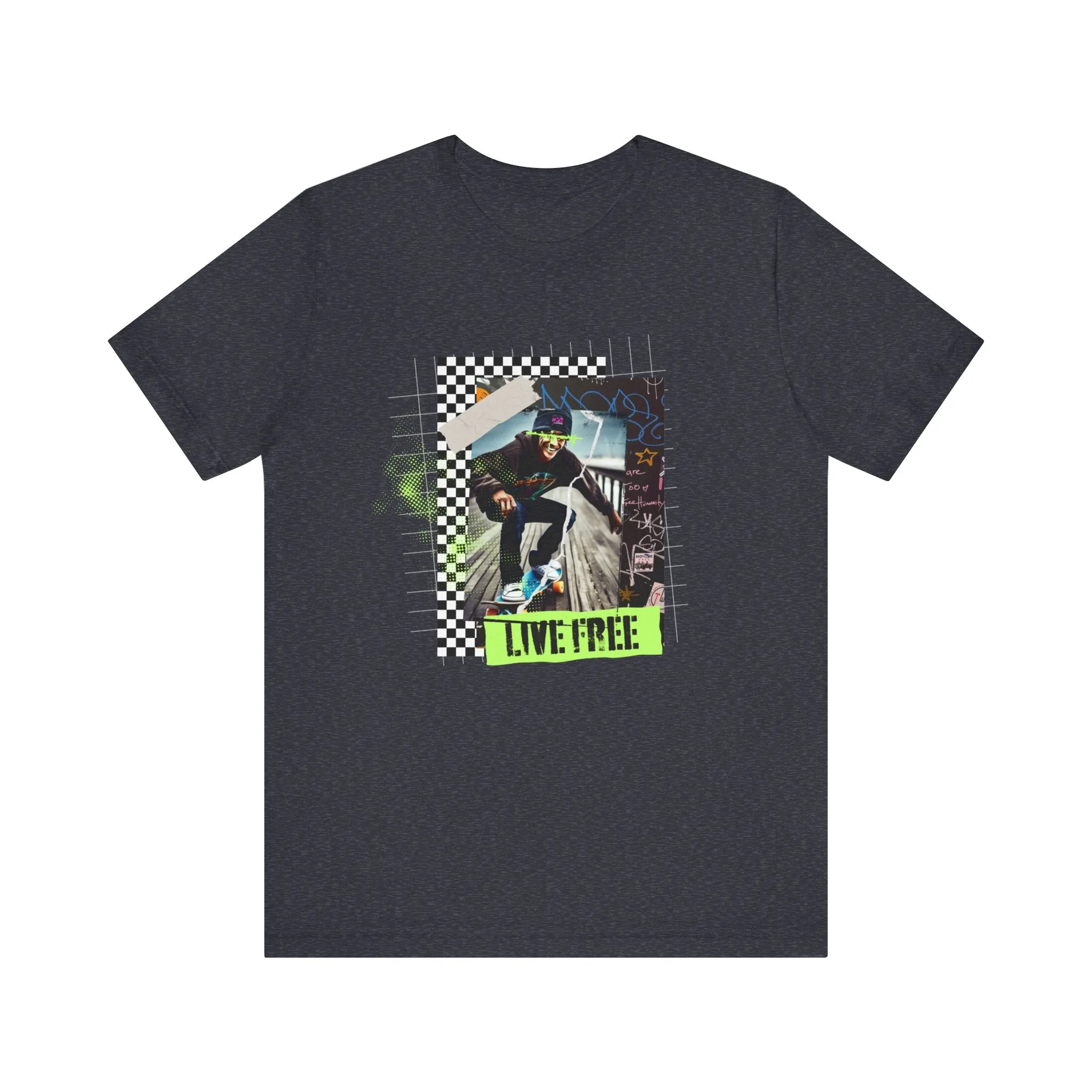 Mens Live Free Short Sleeve Tee
