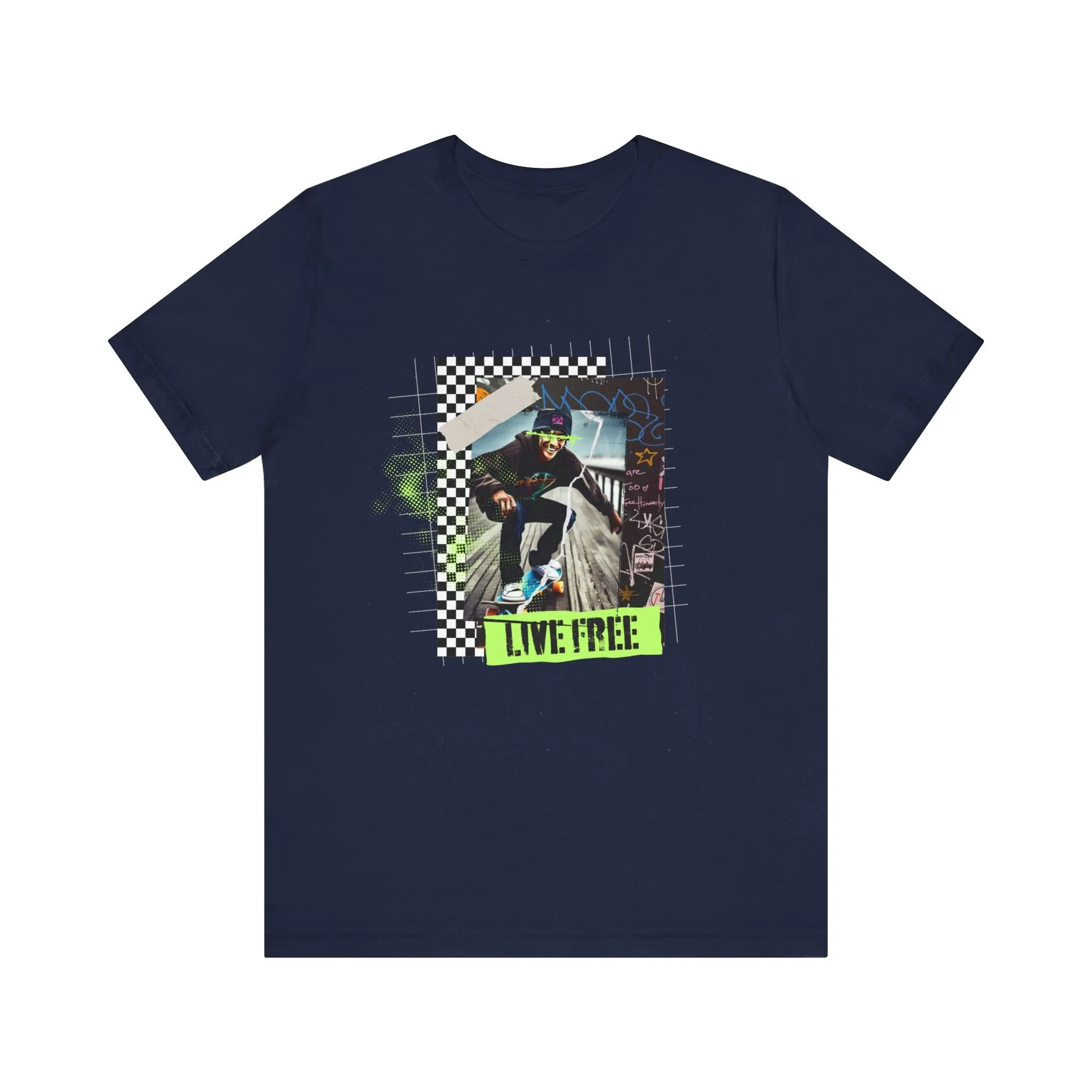 Mens Live Free Short Sleeve Tee