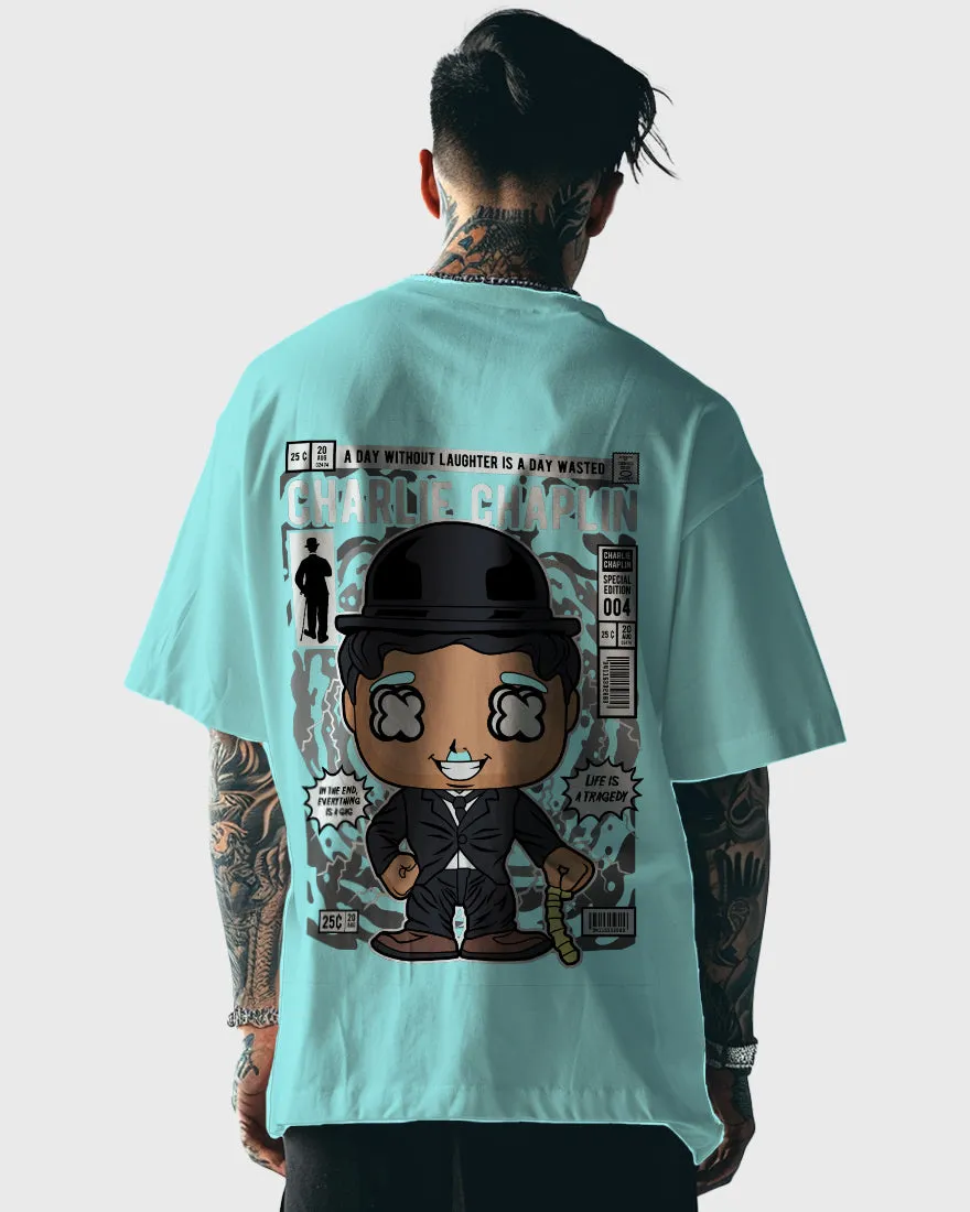 Mens Oversized Tshirt Movies Chaplin