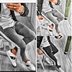 Men's Plaid Casual Sweatpants