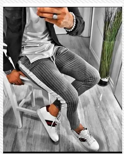 Men's Plaid Casual Sweatpants