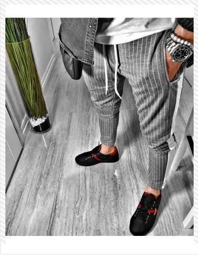 Men's Plaid Casual Sweatpants