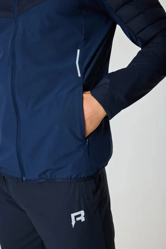 Men's Reprimo Dark Navy Cirrus Hybrid Jacket & Navy Clima Pant Tracksuit Set