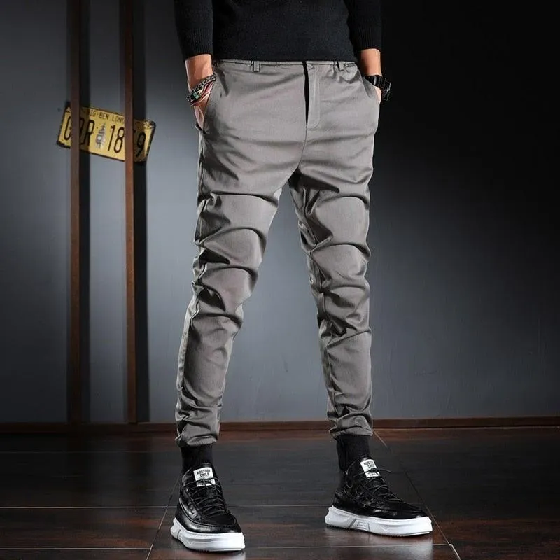 Men's Slim Fit Casual Korean Streetwear Pants
