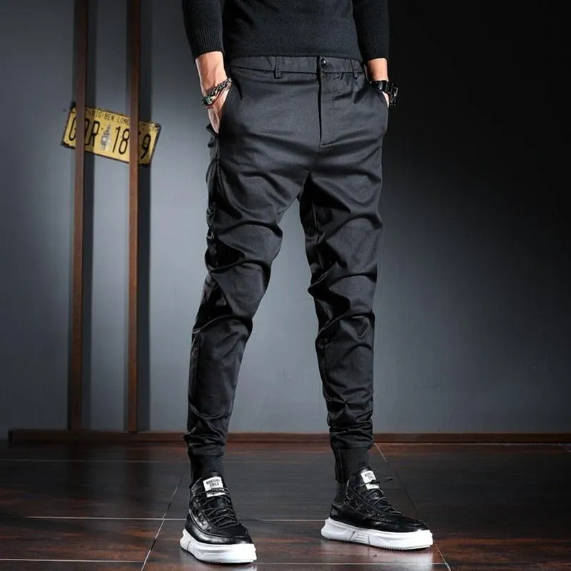 Men's Slim Fit Casual Korean Streetwear Pants