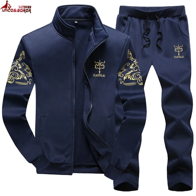 Men's Sportswear Set 2 Piece Casual Tracksuit