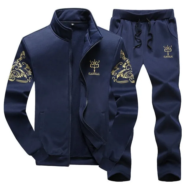 Men's Sportswear Set 2 Piece Casual Tracksuit