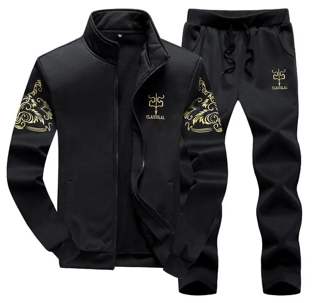 Men's Sportswear Set 2 Piece Casual Tracksuit