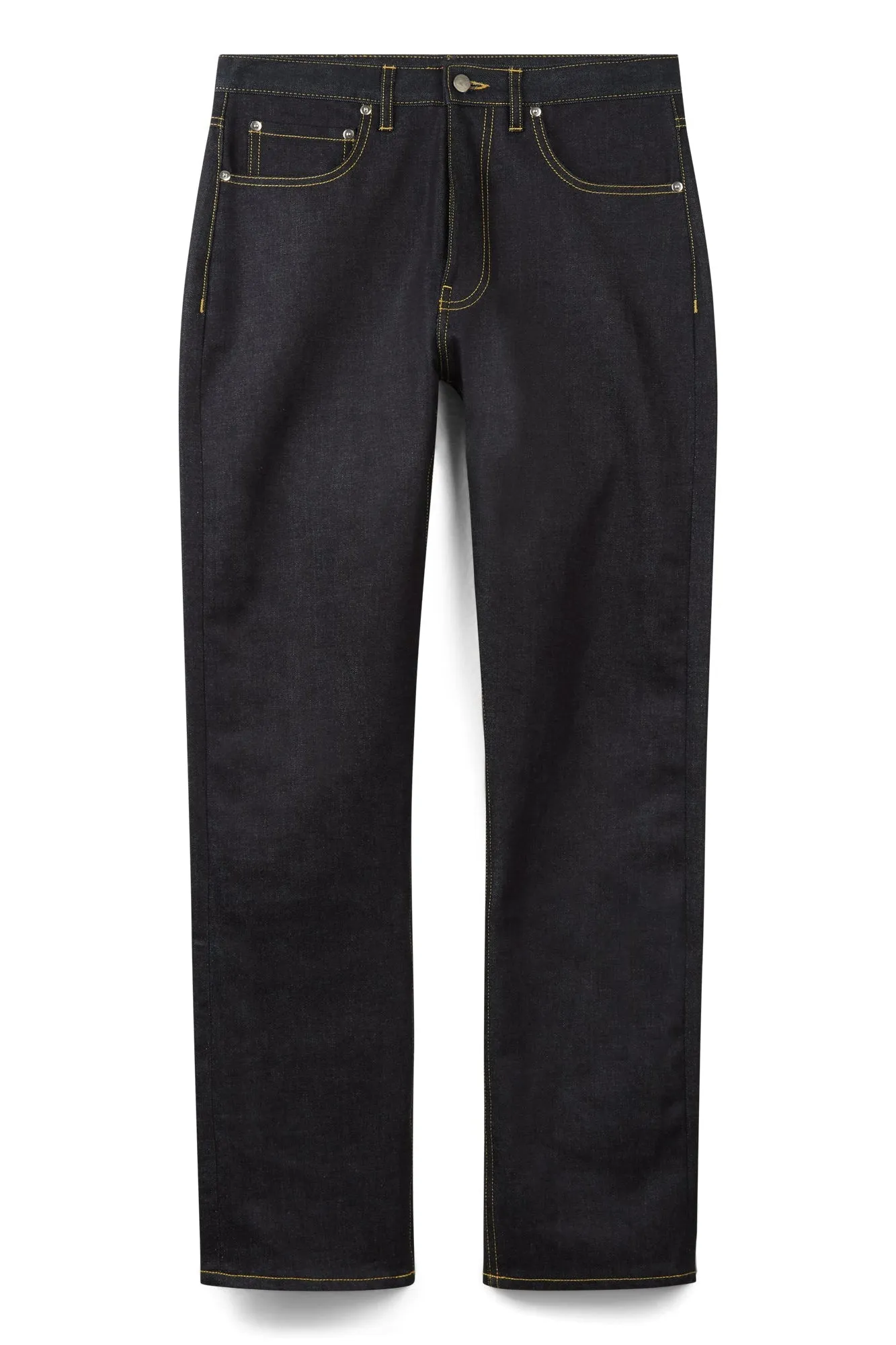 Mens Straight Cut Selvedge Jean Indigo
