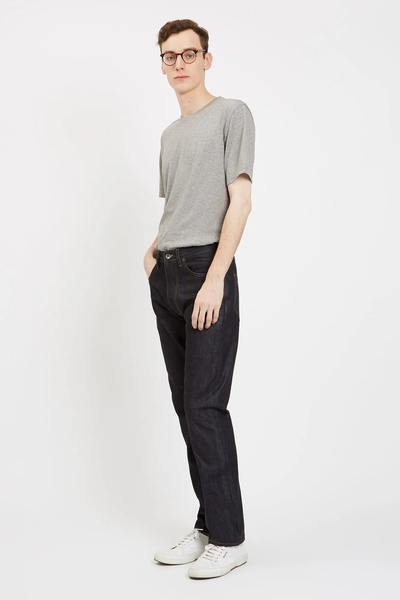 Mens Straight Cut Selvedge Jean Indigo