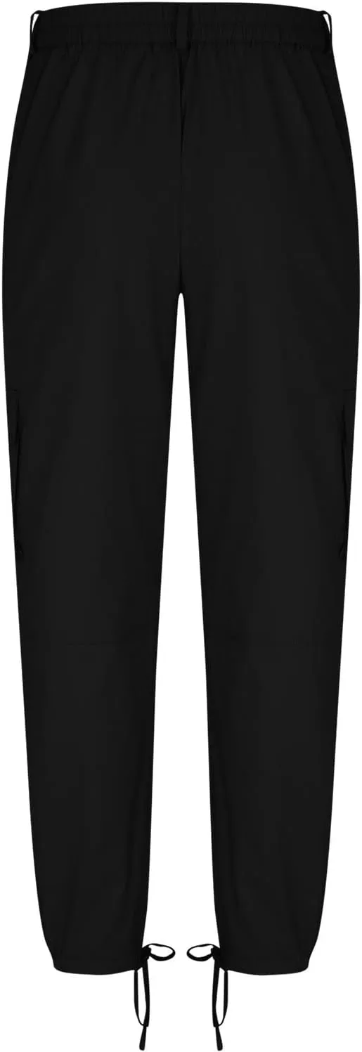 Mens Straight Leg Plain Long Leg Loose Fit Pants for Mens Cargo Workout Gym Running Summer Fall 2025 Fashion