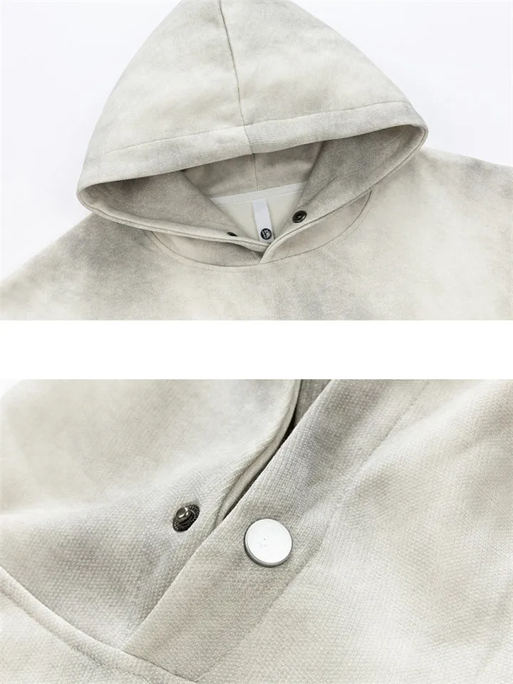Men's Stylish Loose Tie-Dye Hoodies with Pocket