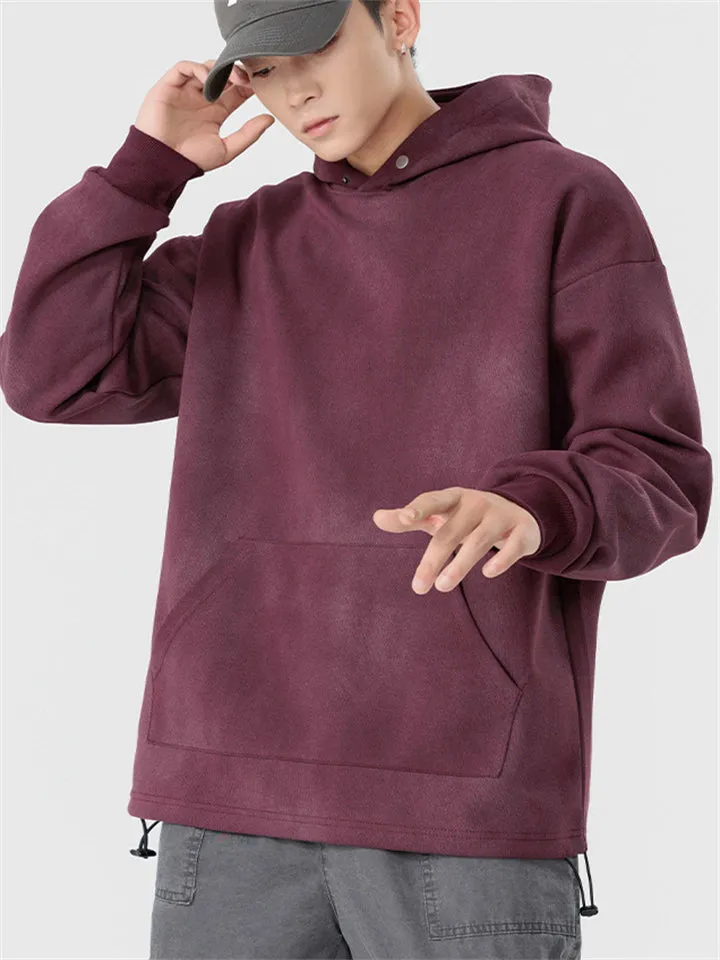 Men's Stylish Loose Tie-Dye Hoodies with Pocket