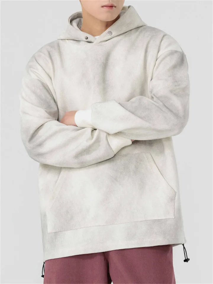 Men's Stylish Loose Tie-Dye Hoodies with Pocket