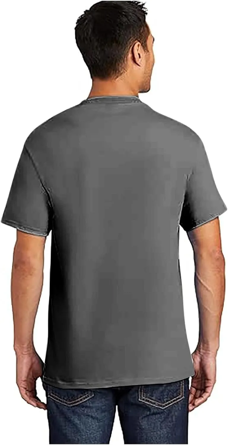 Mens T-Shirts Short Sleeve Cotton UPF 50  Lightweight Cooling Tees Tops Casual Crew Neck Basic Tee Shirts