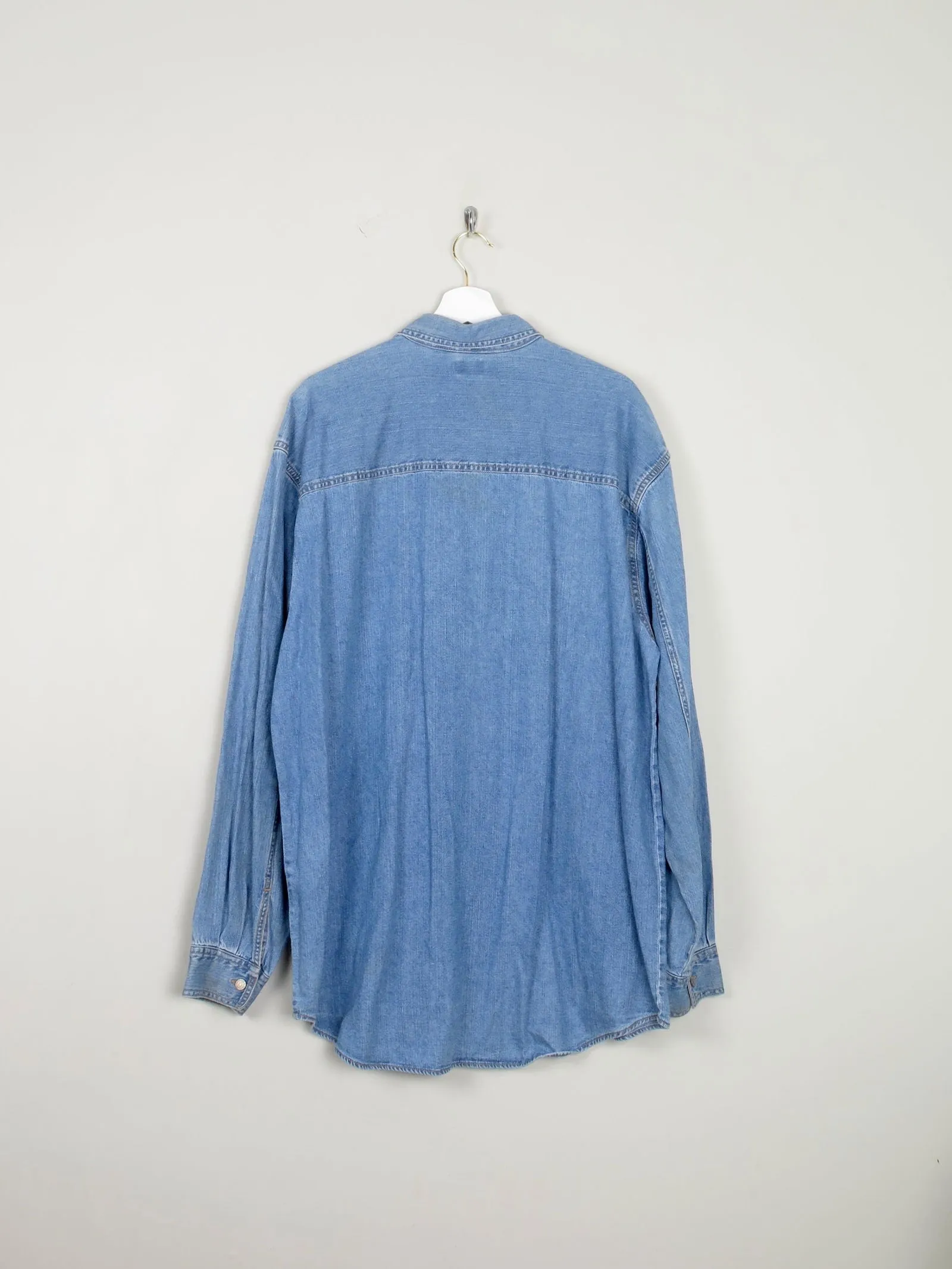 Men's Vintage Blue Levi's Denim Shirt Oversized L