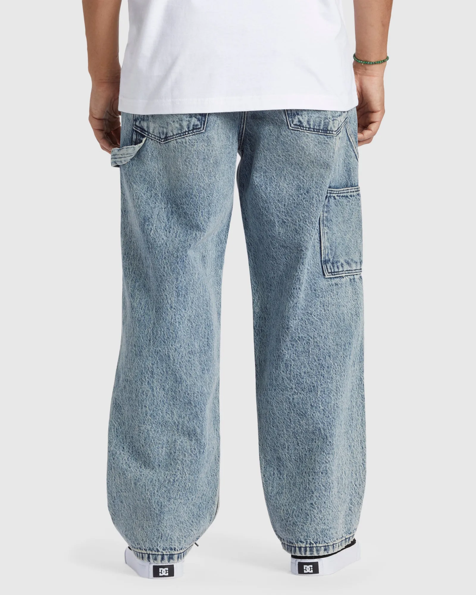 Mens Worker Baggy Carpenter RDI Denim Pants
