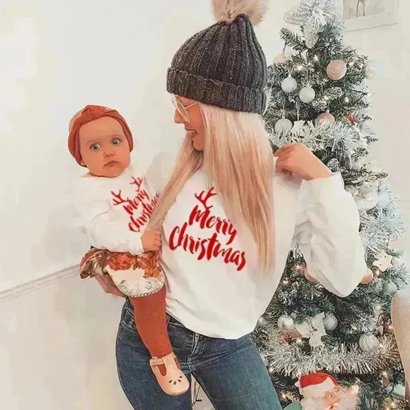 Merry Christmas sweatshirt Family photo wear