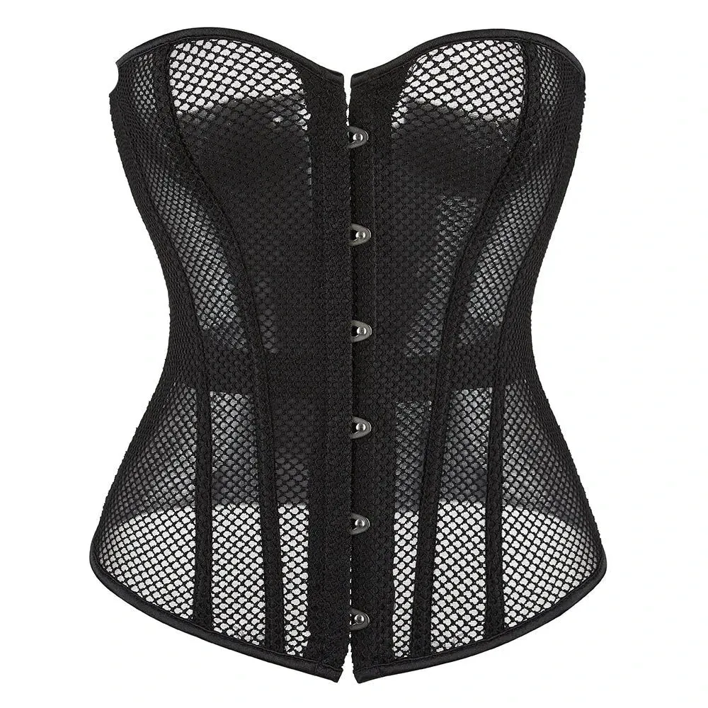 Mesh Breathable Overbust Corset