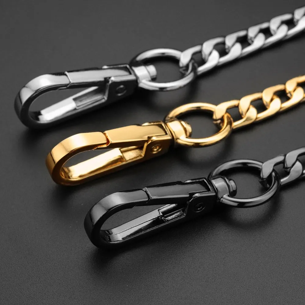 Metal Wallet Belt Chain - Black
