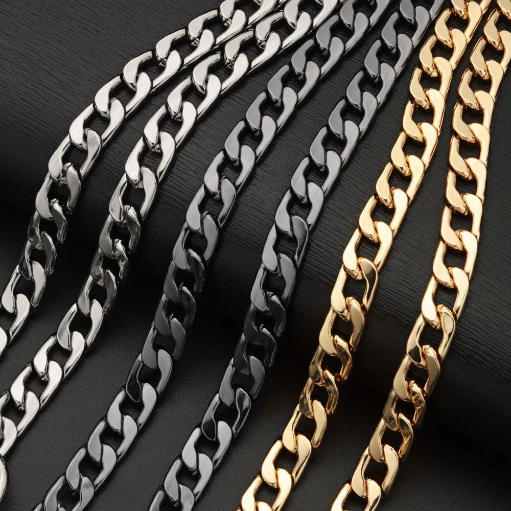 Metal Wallet Belt Chain - Black