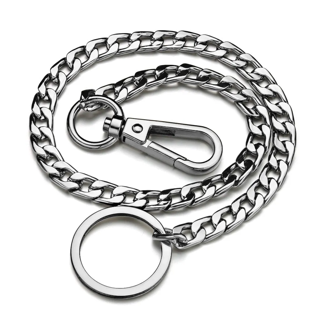 Metal Wallet Belt Chain - Black