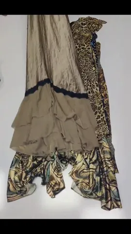 Metalic x Animal Print Y2K Party Dresses