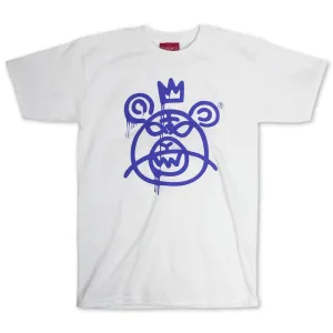 Mishka Bear Mop T-Shirt White Blue
