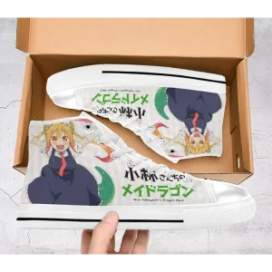 Miss Kobayashi Dragon Maid Shoes High Top Sneakers for Kids and Adults