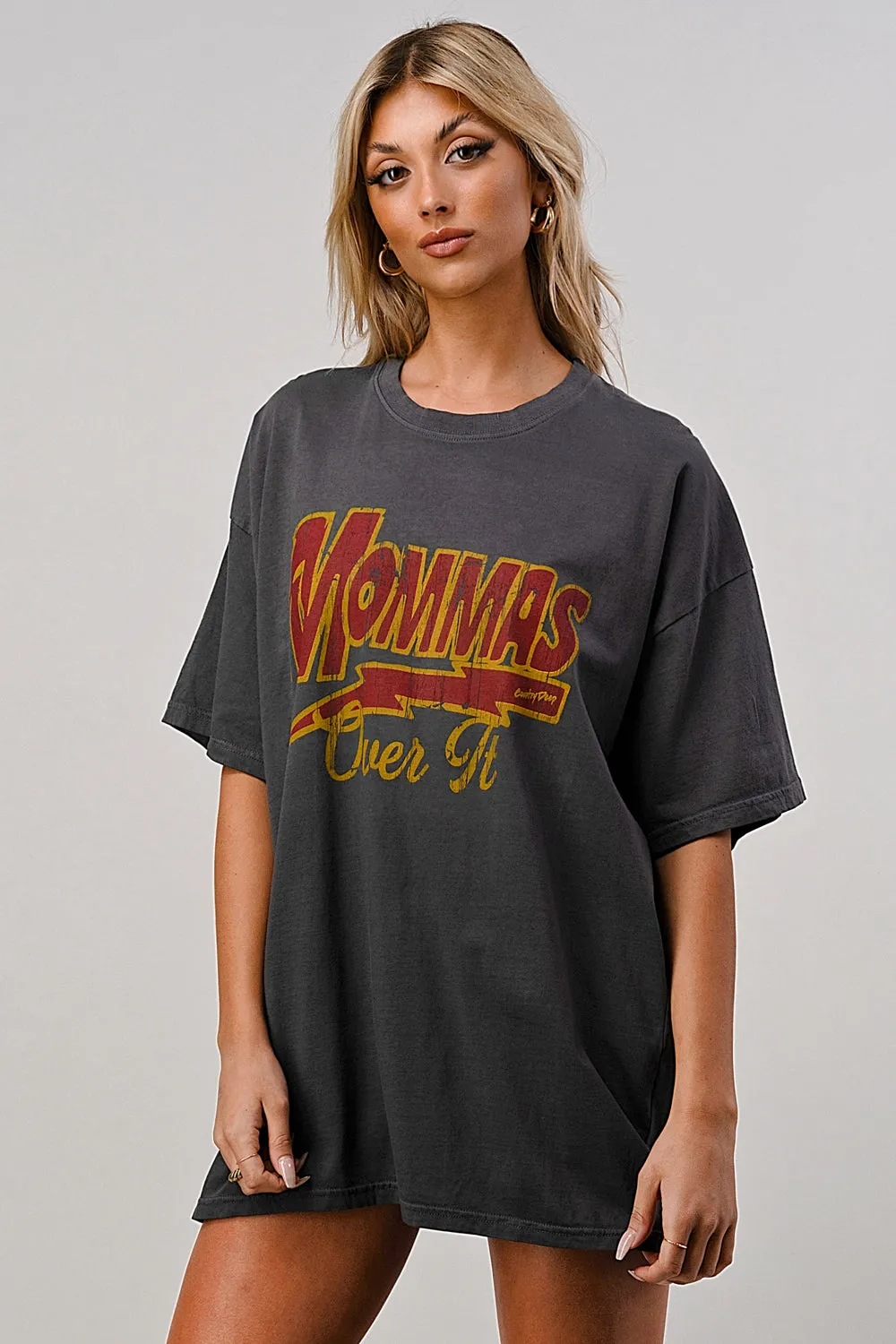 Momma's Over it 'OVERSIZED TEE