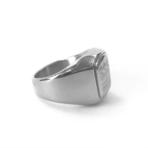Money Over Everything Silver Ring