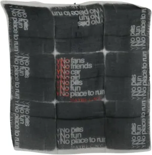 Monochrome Wool-Blend Scarf Men's Bandana