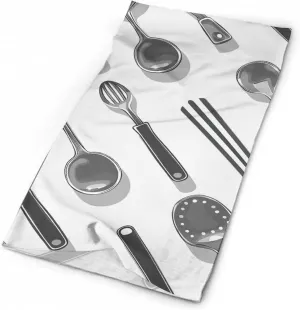 Multifunctional Headscarf Monochrome Gray Toning Printed Neck Cover Head Scarves Breathable Mask Scarf Suitable for Both Men And Women Suitable for Various Occasions