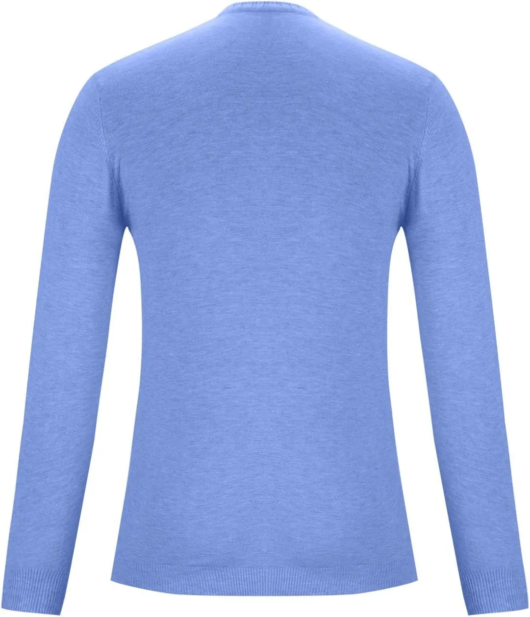 Muscularfit Long Sleeve Shirts for Men with Designs Loose Fit V Neck Knitted Cotton Sweaters Causal Fashion Pullover Top Fall