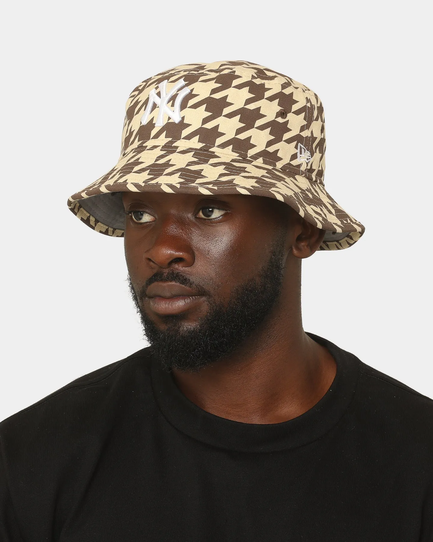 New Era New York Yankees 01 Bucket Hat Walnut
