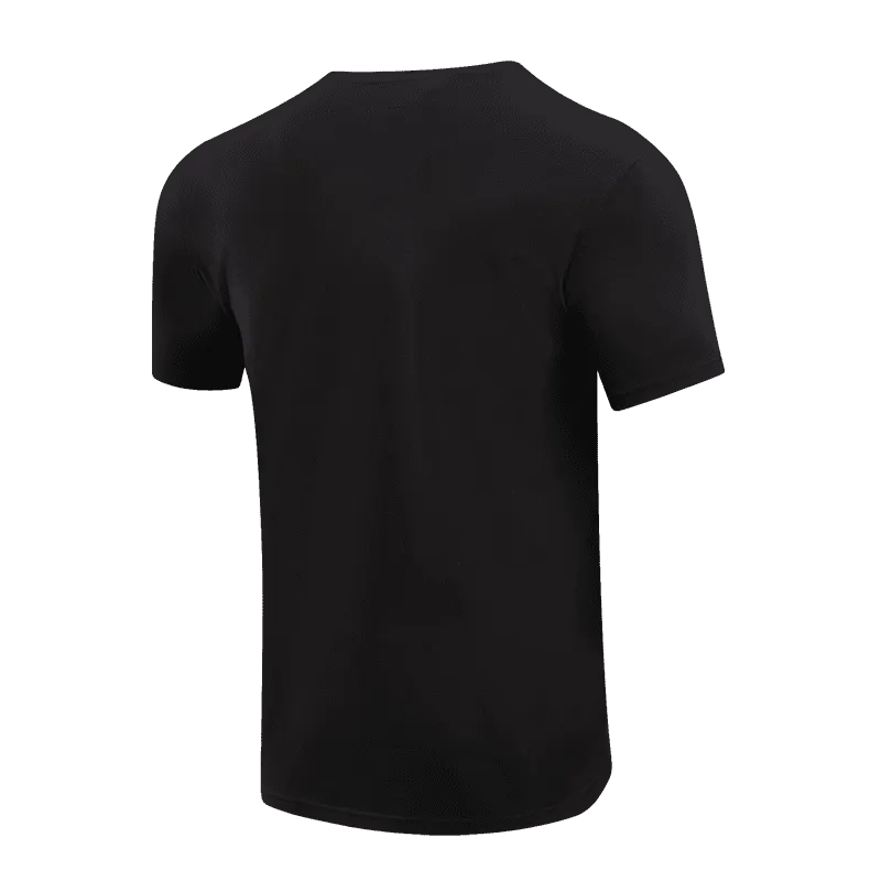 NFL JACKSONVILLE JAGUARS STACKED LOGO PRO TEAM MEN'S TEE (BLACK)