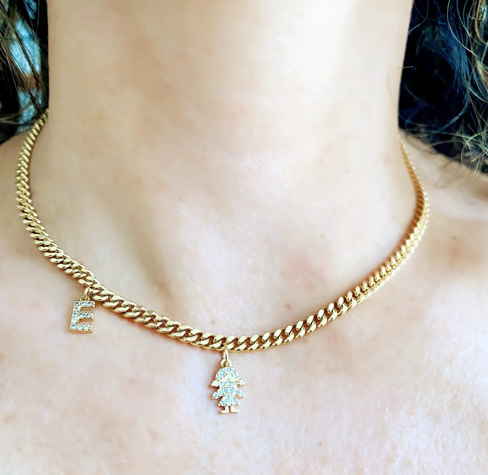 Nicosia Boy/Girl Initial Necklace