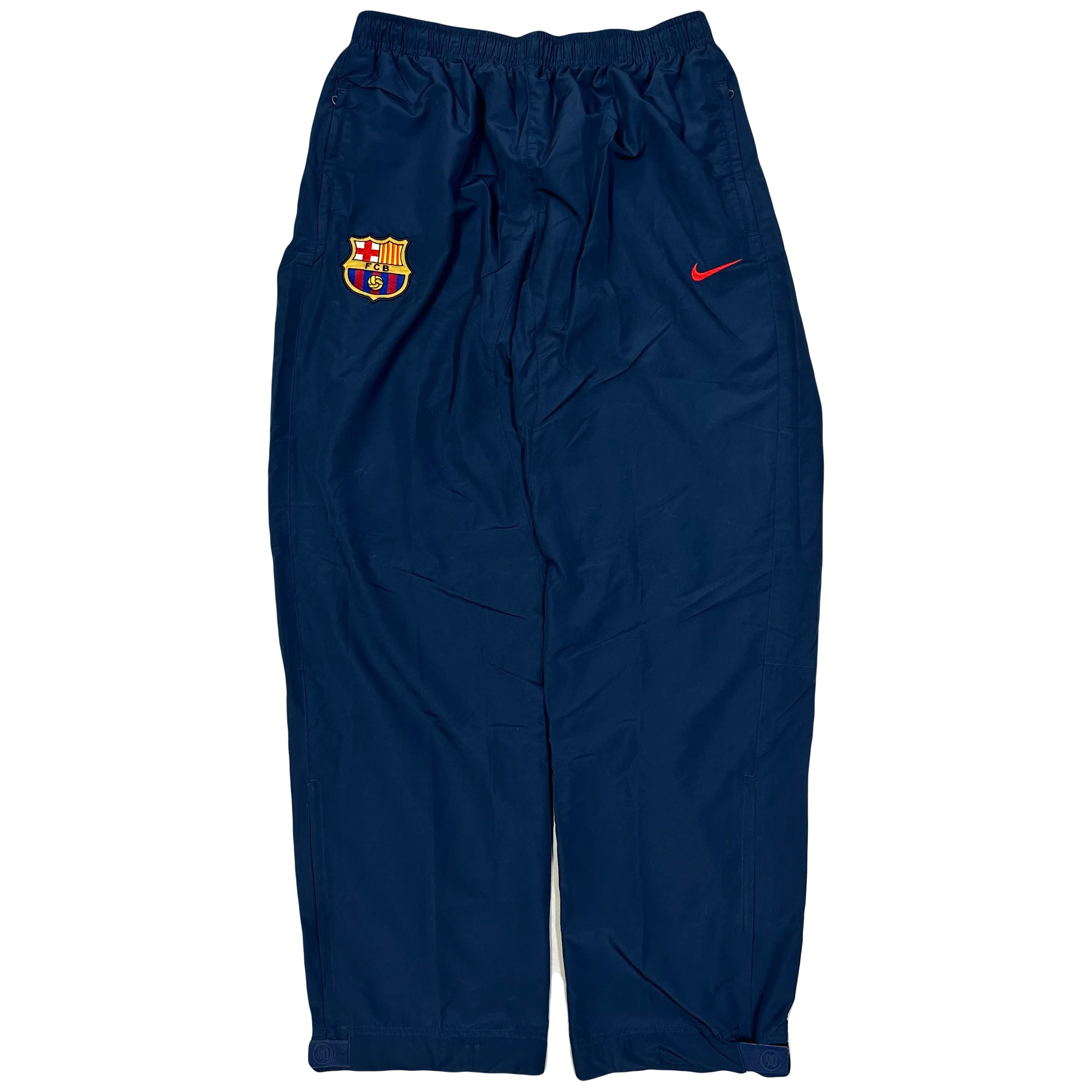 Nike Total 90 Barcelona 2005/06 Tracksuit In Red & Navy ( L )