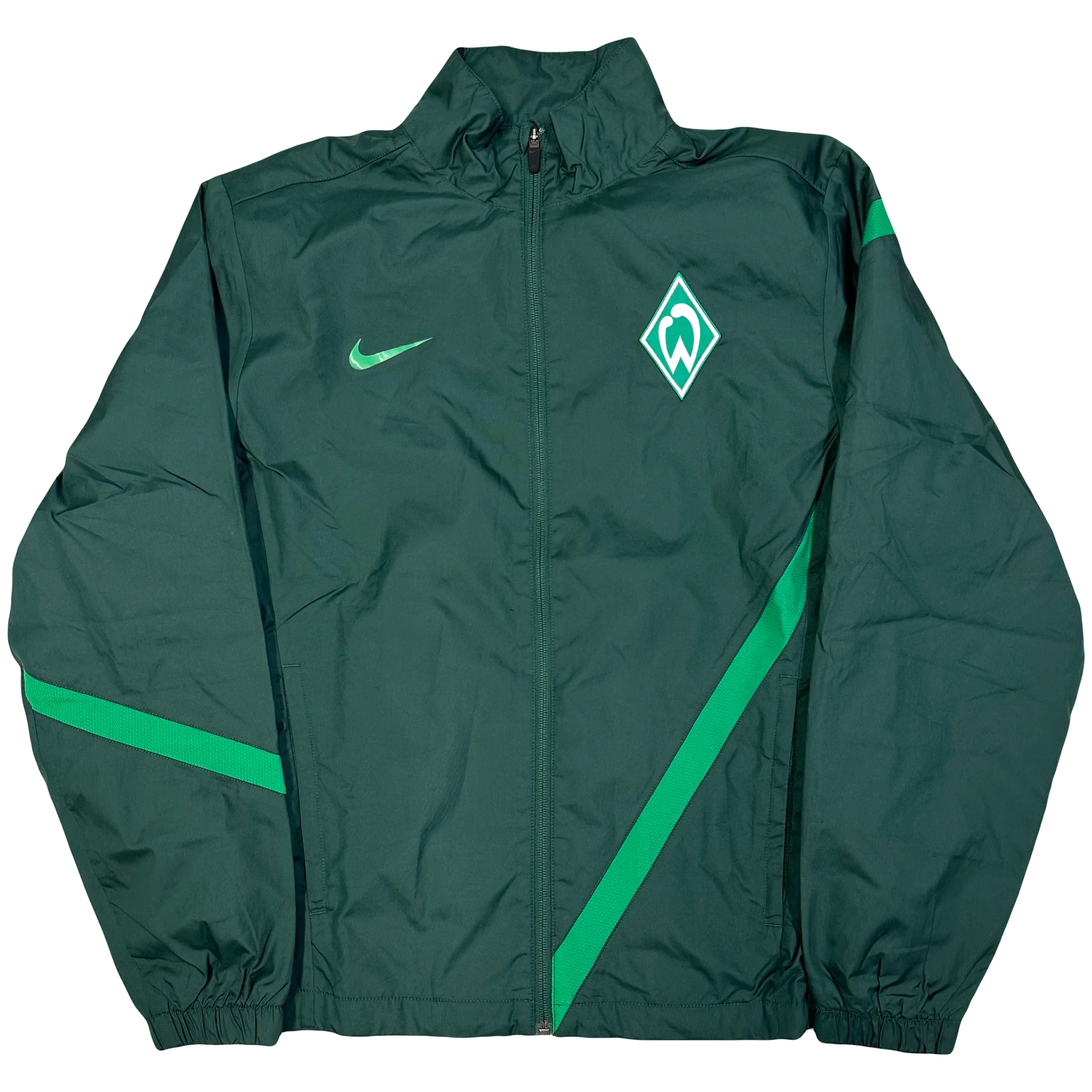Nike Werder Bremen 2011/12 Tracksuit In Green ( L )