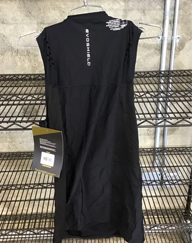 NWT EvoShield Men's Black Protective Baseball Chest Guard Shirt - Size Large