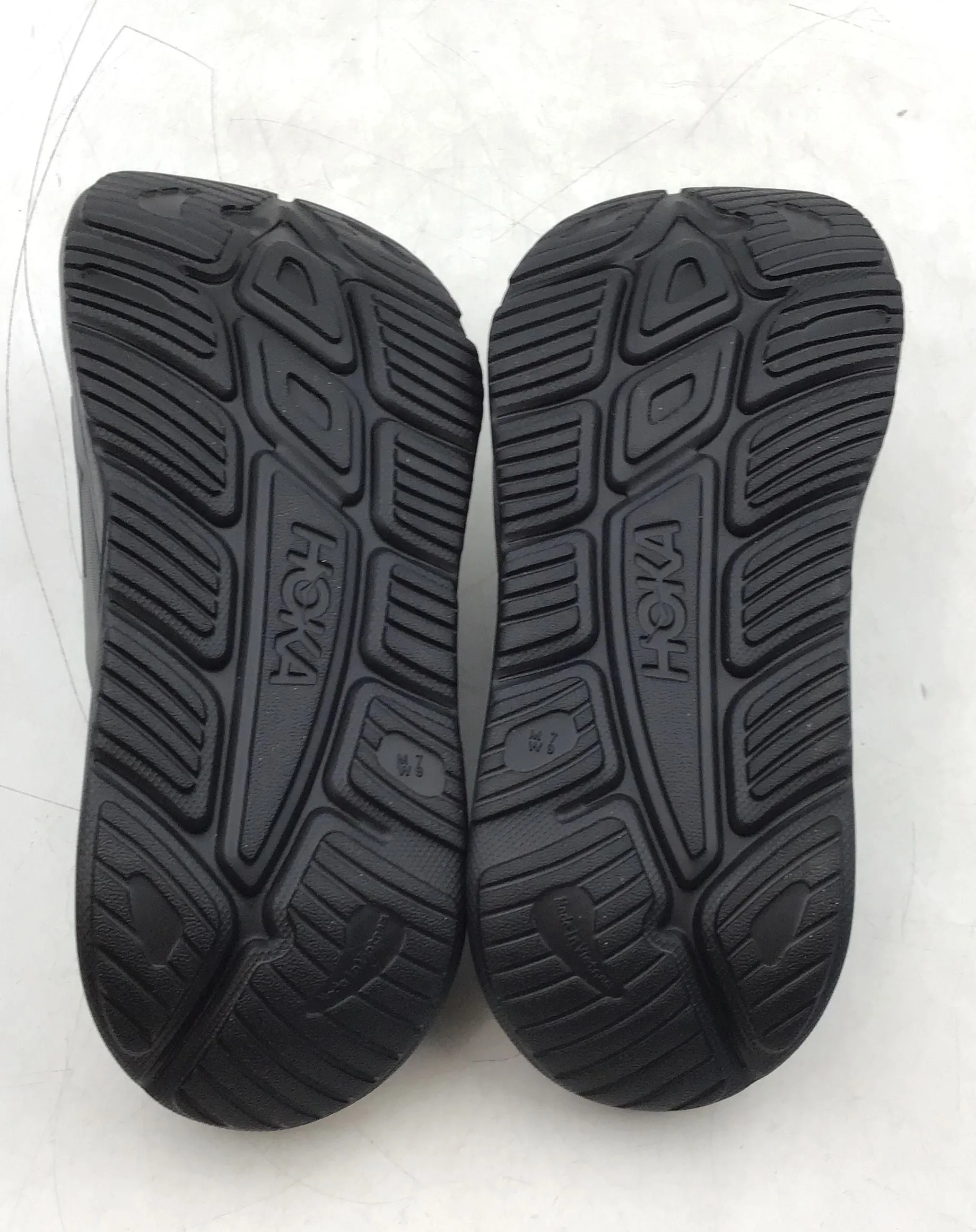NWT Hoka One One Men's Ora Athletic Black White Slide Sandals - Size 7