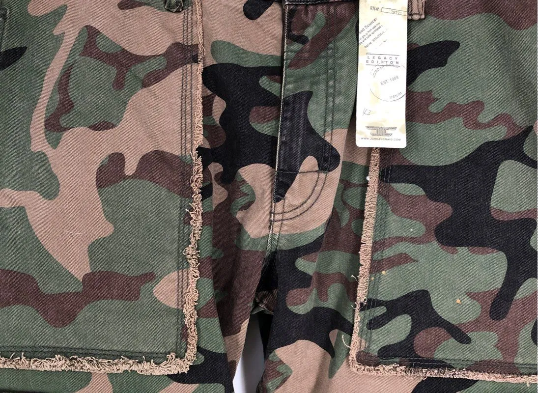 NWT Jordan Craig Men's Multicolor Martin Stacked Cargo Pants - Size 42